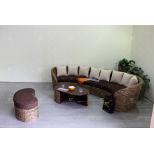 Natürliches Wasser Hyazinthen C-Form Sofa Set für Indoor Möbel